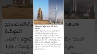 Jeddah tower world tallest building in Saudi Arabia [upl. by Leunam]