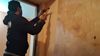 Plywood door  DIY  timelapse [upl. by Nagar]