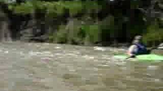 Paddling some Pembina River Rapids [upl. by Wivina]