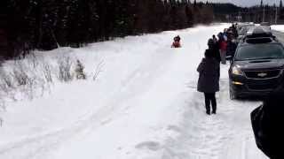 Waswanipi skidoo rally 2014 Jeremy Dixon [upl. by Ashatan679]