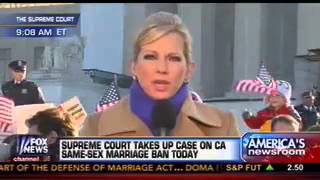 Fox News Liveshot of Supreme Court on day of Perry arguments 326 [upl. by Alli]