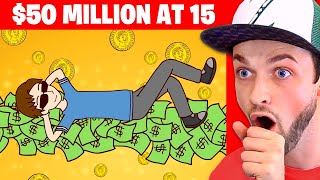 How I made 50 MILLION at 15 YEARS OLD True Story Animation [upl. by Wallache]