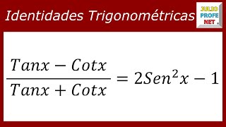 Demostración de identidades trigonométricas  Ej 1 [upl. by Chaing]