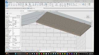 ESTRUCTURA DE MADERA DE TECHO EN REVIT [upl. by Ynabla]