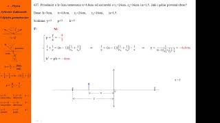 637 Fizykamax optyka geometryczna równanie soczewki wzór soczewkowy powiększenie [upl. by Gilletta722]