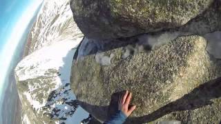 Fiacaill Ridge Cairn Lochan POV Winter [upl. by Ahsoj]