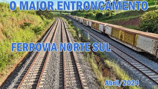 O MAIOR ENTRONCAMENTO DA FERROVIA NORTE SUL  ONDE FICA [upl. by Nibaj]