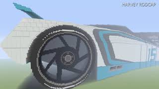 Minecraft Disney Pixar Cars Mega Build  Harvey Rodcap NextGen Easy Idle 15 [upl. by Alleda663]