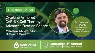 Cytokine Armored CAR NK Cell Therapy for Advanced Ovarian Cancer [upl. by Radmen]