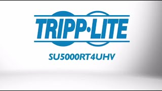 Tripp Lite SU5000RT4UHV SmartOnline UPS System [upl. by Eupheemia69]