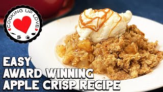 Easy Apple Crisp Recipe  How To Make Apple Crisp Topping With Brown Sugar Oats [upl. by Anij]