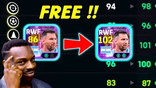 Free Booster Messi Best Training Guide 🥶  efootball 2025 ✨ [upl. by Lurie]