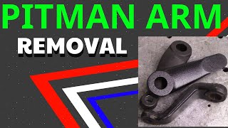 How to remove a stuck pitman arm [upl. by Rellek]