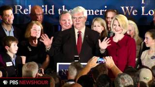 Watch Newt Gingrichs South Carolina Primary Victory Speech [upl. by Behn]