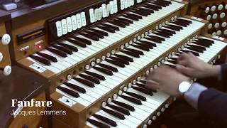 Fanfare by Jacques Lemmens  Patrick Torsell on the St Patrick Cathedral Organ Harrisburg PA [upl. by Rasia]