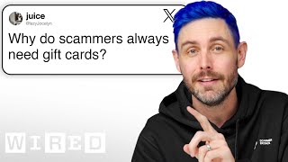 Scammer Payback Answers Scam Questions  Tech Support  WIRED [upl. by Wurst48]