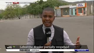 Lebombo Border Post I Tensions remain high in Mozambique causing disruptions [upl. by Chuch94]