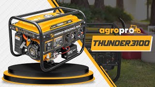 Generator de curent AgroPro THUNDER 3100 prezentare si punere in functiune [upl. by Allyn]