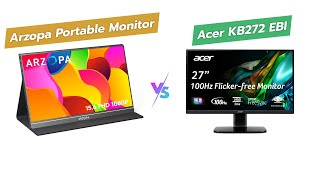 Compare ARZOPA amp Acer Monitors 📺💻 [upl. by Ettena]