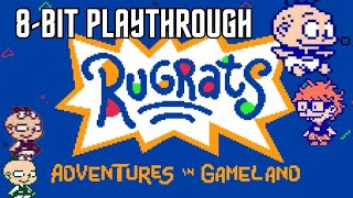 Rugrats Adventures in Gameland 8 Bit Playthrough  No Commentary [upl. by Hickie]