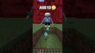 Sliding into Traps by different Ages generations in Minecraft shorts meme [upl. by Ahsekahs780]