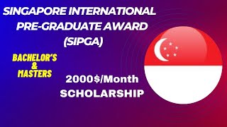 Study in Singapore Singapore International Pre Graduate Award 2023 SIPGA Fully Funded Scholarship [upl. by Lemraj]