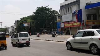 Coimbatore Avinashi lingam womens college to Brooke fields shopping mall  Street view  In 2017 [upl. by Atinuahs]