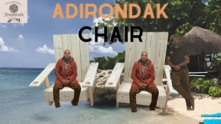 Adirondack chair build [upl. by Bolen]