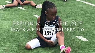 Breion Glaspie 2018 Track amp Field [upl. by Noirda900]