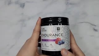 Dr Mercola Pure Power Endurance Powder Berry Blast Flavor No Sugar LArginine Powder Review [upl. by Hock]