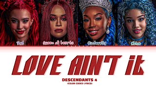 Descendants The Rise Of Red Love aint It Lyrics Color Coded Lyrics [upl. by Abibah]