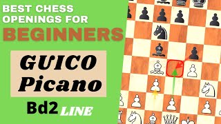 Guico Piano Chess Opening  Chess Openings For Beginners Bd2 Variation [upl. by Nathan]