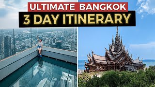 The Ultimate 3 Day BANGKOK Itinerary  Thailand Travel Guide 2024 [upl. by Ynolem]