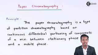 Paper Chromatography Principle and Technique  Chemistry Class 11 [upl. by Cornelie323]