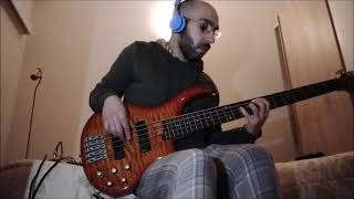 Radiohead  Myxomatosis quotLive From The Basementquot bass cover [upl. by Ebanreb]