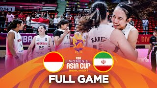 FINAL Indonesia v Iran  Full Basketball Game  FIBA Womens Asia Cup 2023  Division B [upl. by Misti]