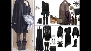 Top30 Witchy Outfits Ideas  Witch Inspired Black LookBook [upl. by Rahr]