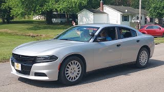 Johnson county IL sheriff dodge charger in goreville freedomfest parade 2023 [upl. by Candie]