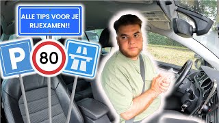 ALLE tips voor je RIJEXAMEN  Hiermee zal je zeker slagen🚗🎉 [upl. by Troyes]