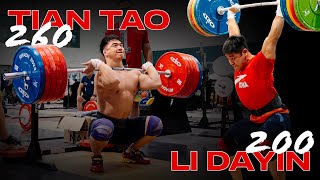 Li Dayin and Tian Tao Go Heavy With Team China [upl. by Eneri129]