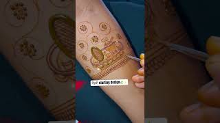 mehendi starting design mehndi youtubeshorts ashortaday shorts shortsviral ￼ [upl. by Ellenwahs]