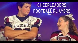 RADNORS LM PEP RALLY 2016 Cheerleader amp Football Player Dance [upl. by Elisabeth]