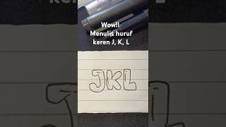 lettering belajarmenulishuruf hurufabjad viralvideo [upl. by Eenar]