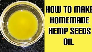 Hemp Seed Oil For Super Amazing Hair Growth Healthy Life amp Skin Care  Benefits of hemp seeds oil [upl. by Iviv]