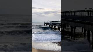 WHAT 🤯 Boscombe Pier looking like Seal Beach 👀 surfing bodyboarding [upl. by Aillimat]