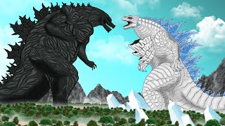 Evo Shimozilla VS Godzilla Earth  Fusion of Evolved Godzilla X Shimo  Animation [upl. by Chantalle]