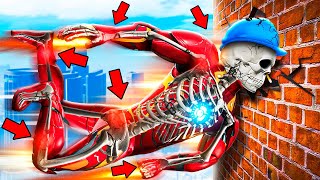 Breaking EVERY BONE as IRON MAN In GTA [upl. by Marshal]