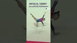 Part2 Jessica Gadirovas Gold 2023 European Championships Floor Routine [upl. by Beichner]