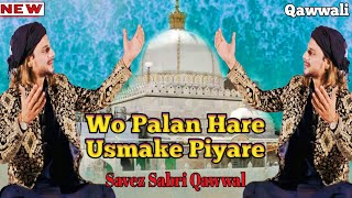 Wo Palan Hare Usmake Piyare  Fankar Savez Sabri Qawwal  Tending Video at Amta sirajbati [upl. by Narud874]