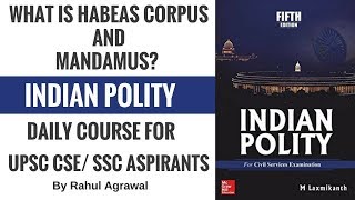 What is Habeas Corpus and Mandamus Meaning of WRITS for Indian Polity UPSC SSC CGL [upl. by Alvinia]